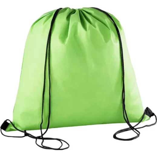 Altitude Whitefield Non-Woven Drawstring Bag Lime